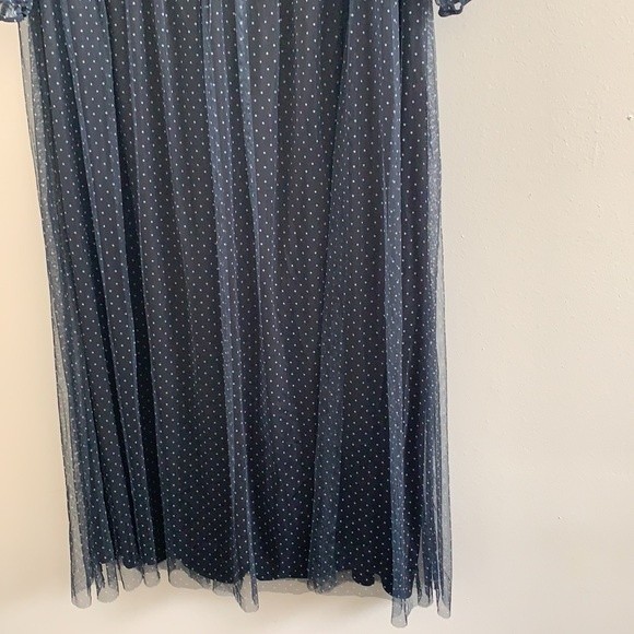 Candalite Women's Maxi Navy Silver Dress Size 3X - Picture 4 of 10